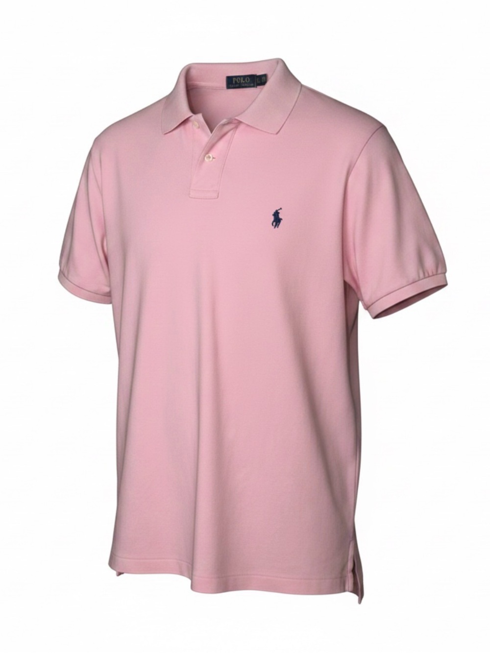 Polo by Ralph Lauren Pink Short-Sleeve Polo with Navy Pony